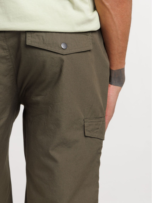 Bermuda cargo kaki homme