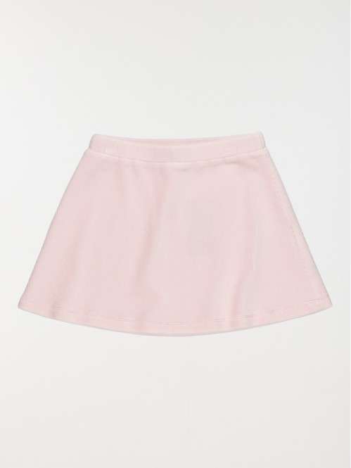 Jupe en velours pinky fille (3-8A)