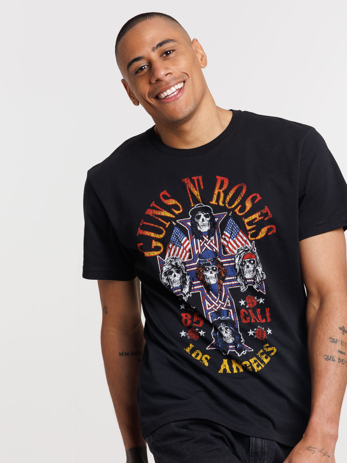 T-shirt Guns N' Roses homme