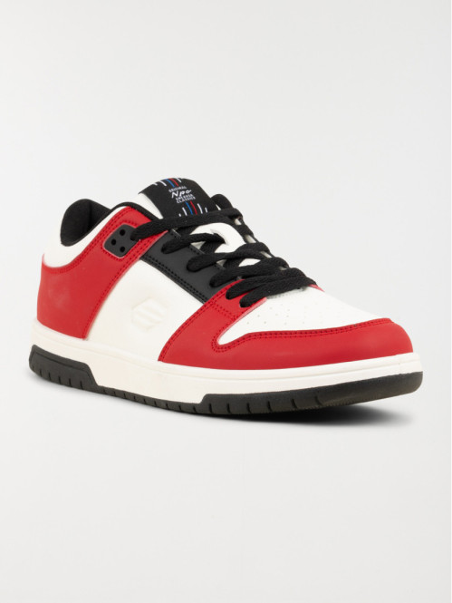 Baskets blanches et rouges homme (40-46) Baskets blanches et rouges homme (40-46)