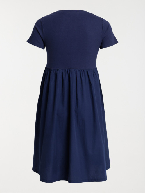 Robe col rond grande taille femme Robe col rond grande taille femme