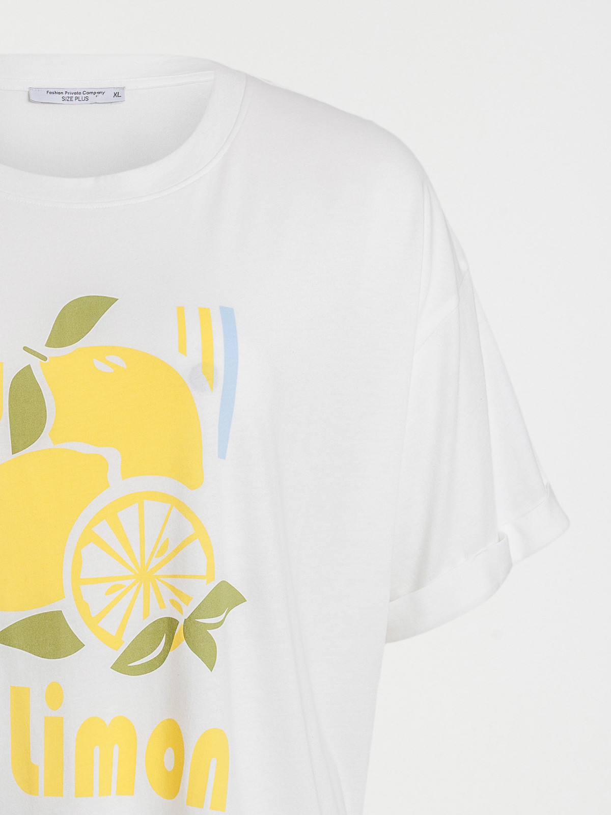 T-shirt citrons grande taille femme T-shirt citrons grande taille femme