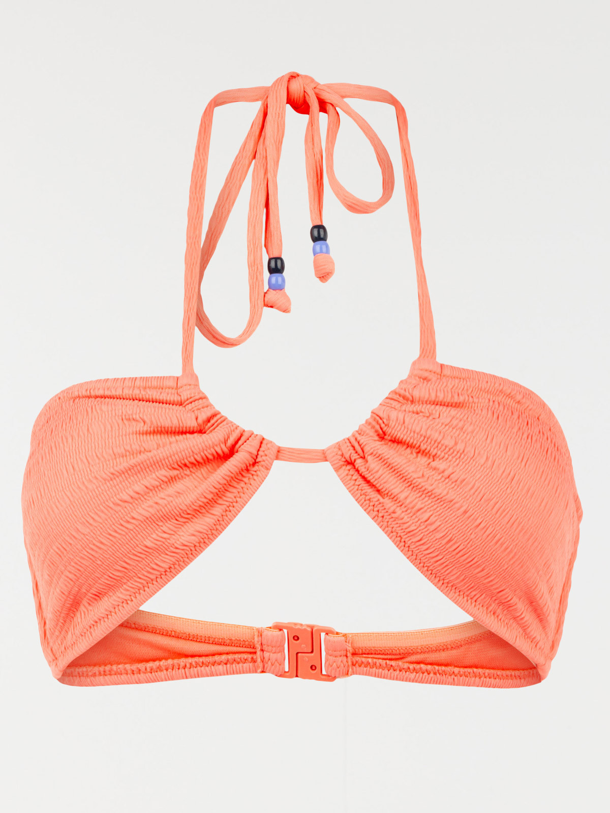 Maillot de bain 2 pièces corail femme