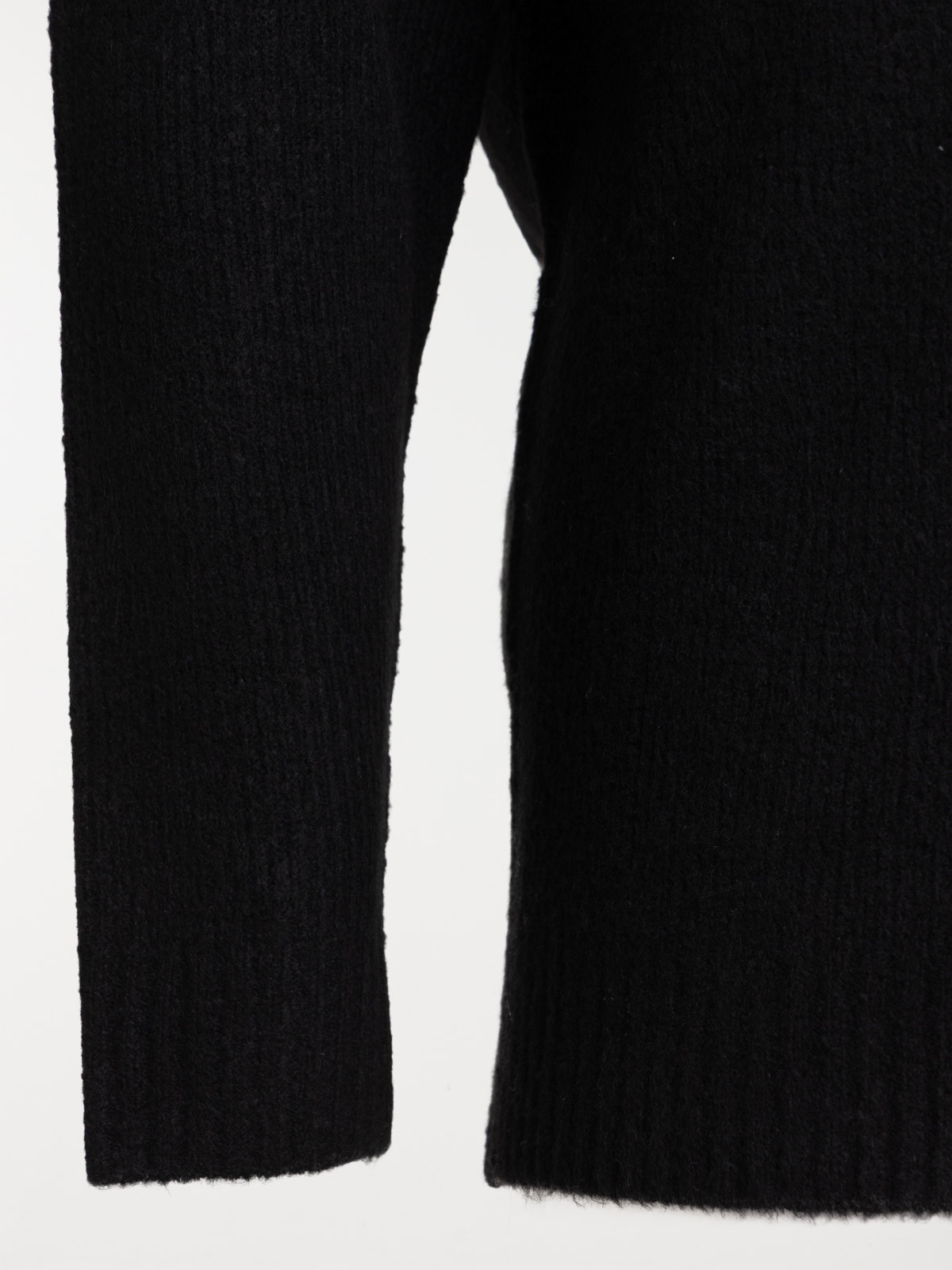 Pull col V noir femme grande taille