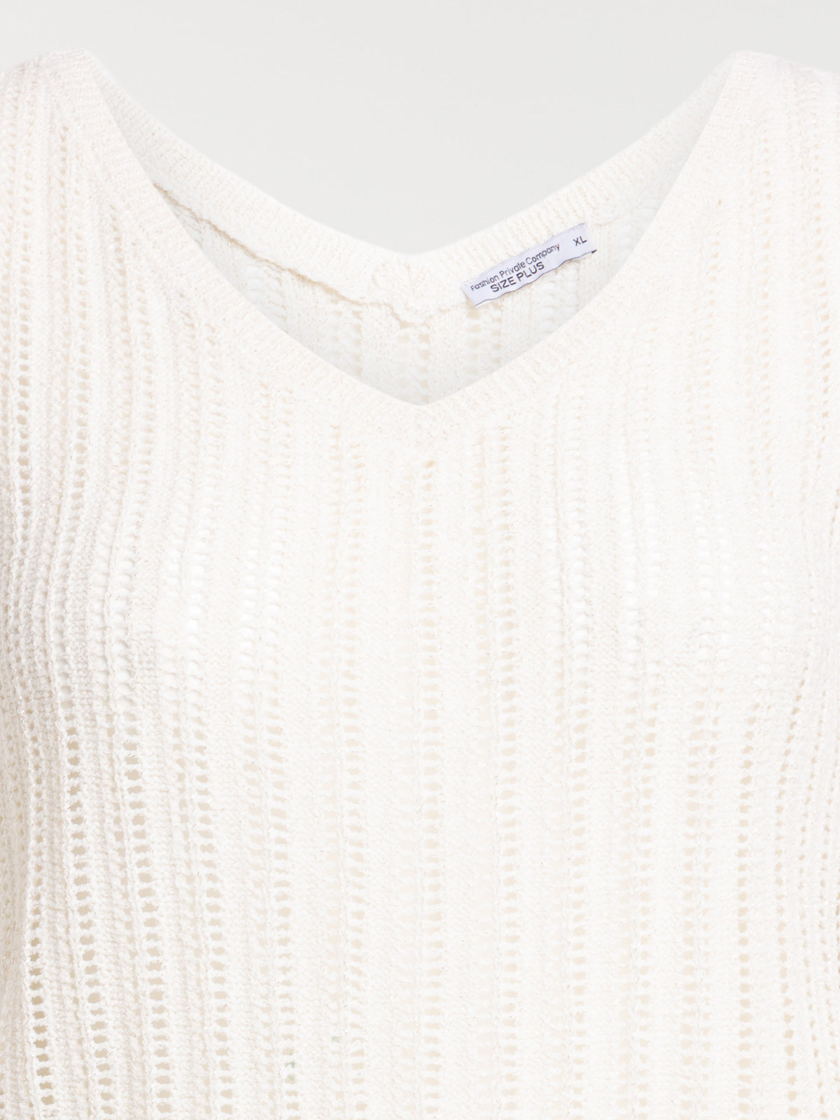 Pull sans manches grande taille femme