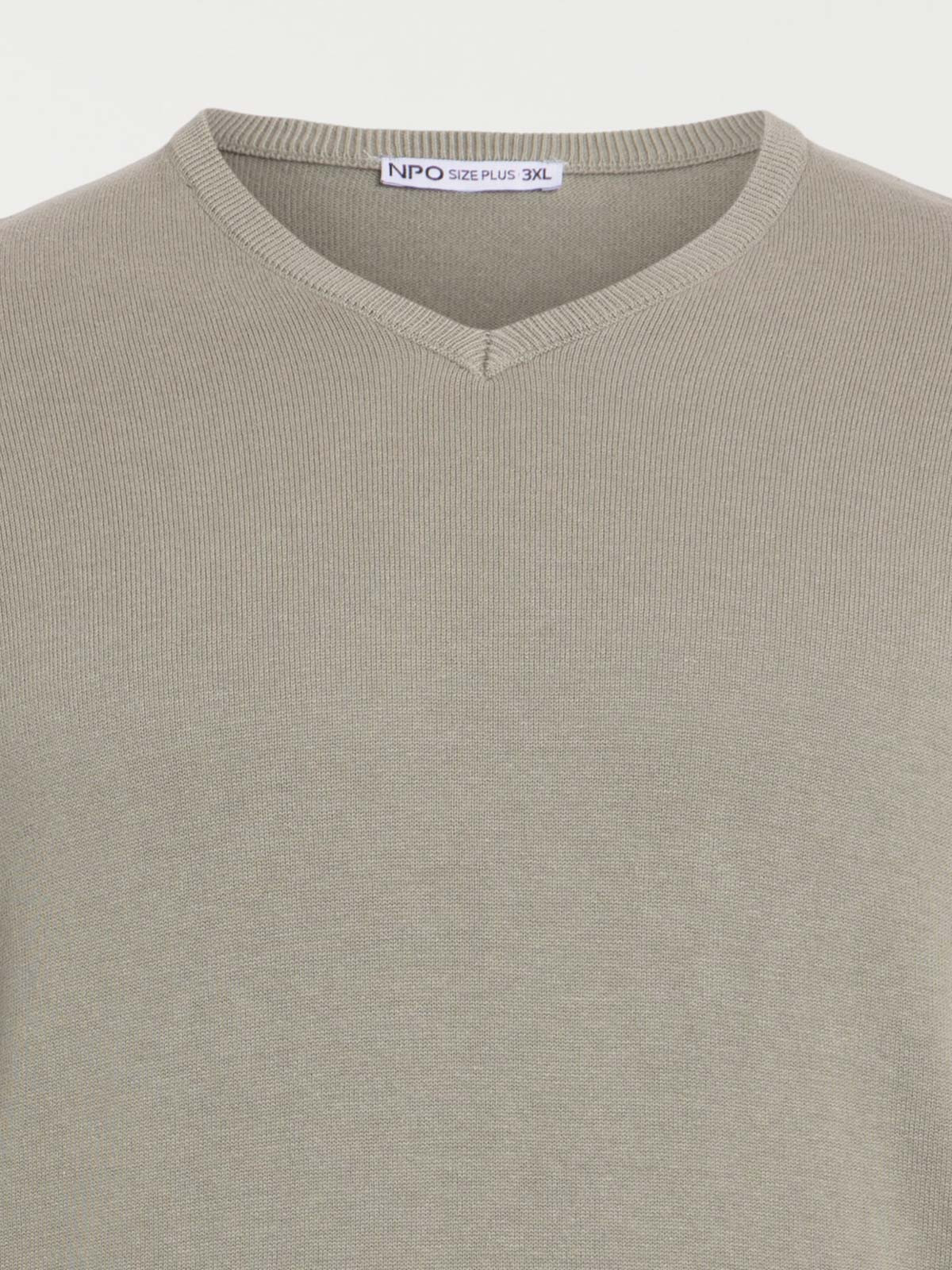 Pull col V grande taille homme Pull col V grande taille homme