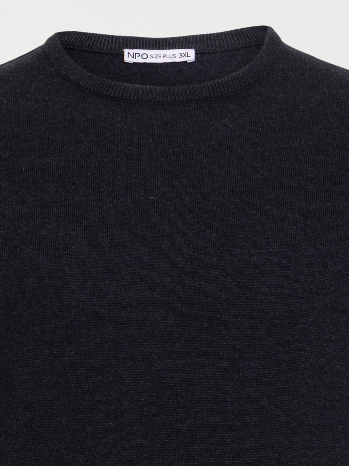 Pull col rond grande taille homme Pull col rond grande taille homme