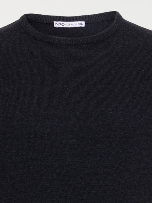 Pull col rond grande taille...