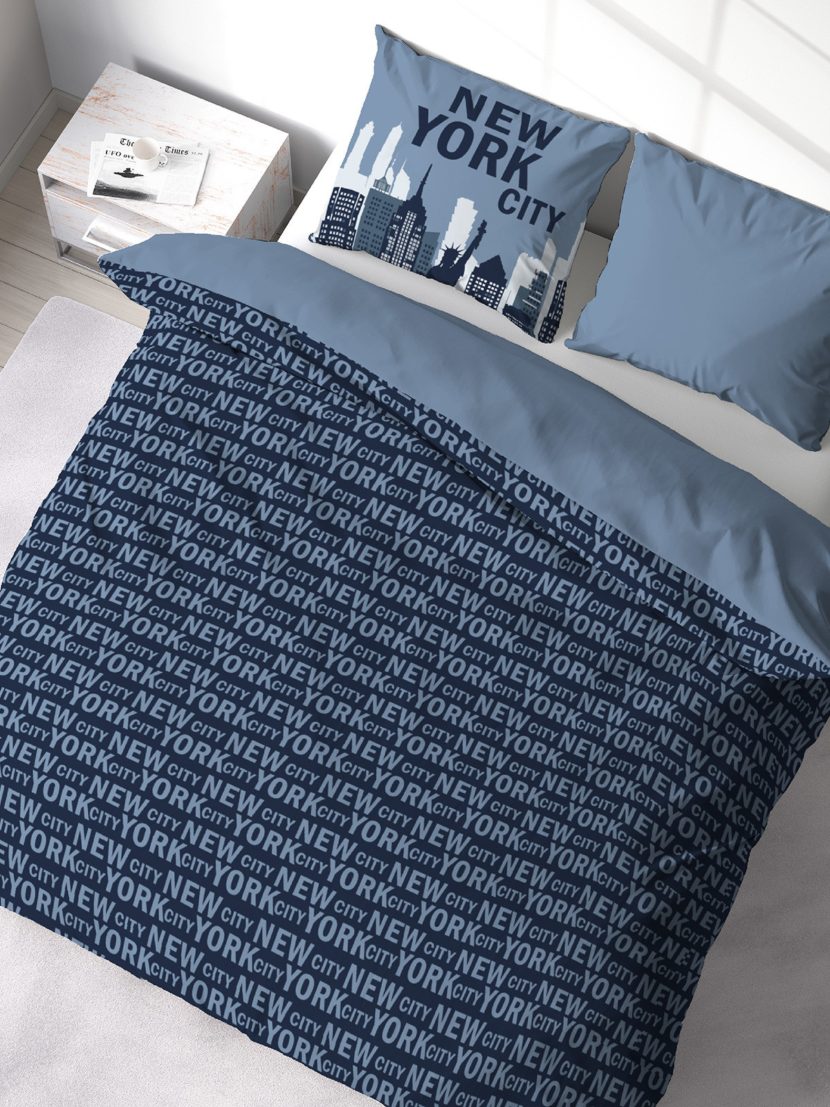 Parure New-York 2 personnes 240 x 220 cm