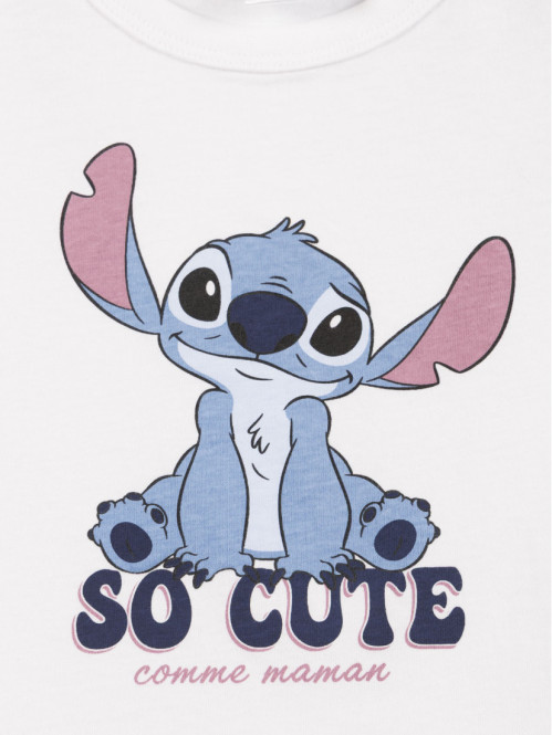 Tee-shirt Stitch fille (3-36M)