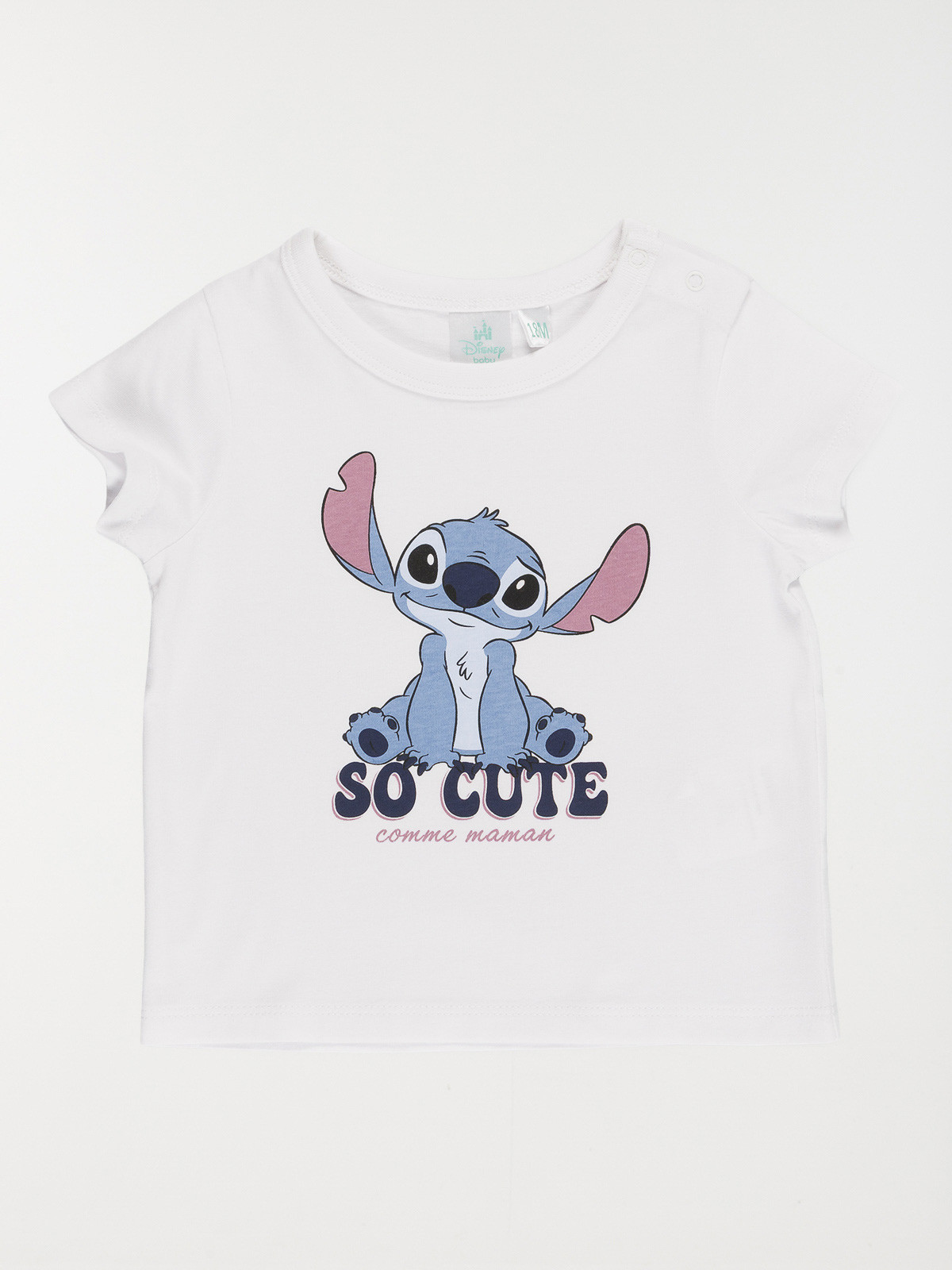 Tee-shirt Stitch fille (3-36M)