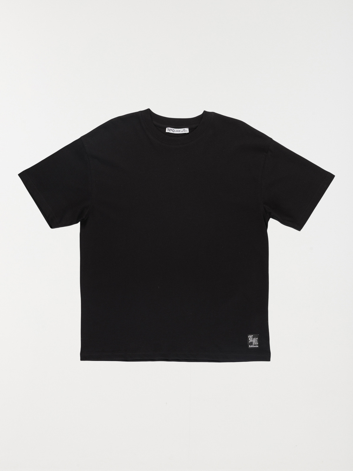 Tee-shirt basique noir garçon (XXS-M)