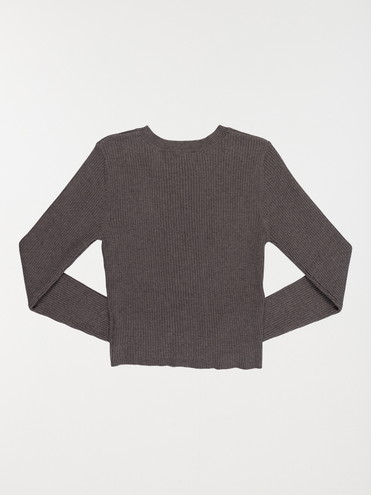 Pull côtelé uni fille (XXS-M) Pull côtelé uni fille (XXS-M)