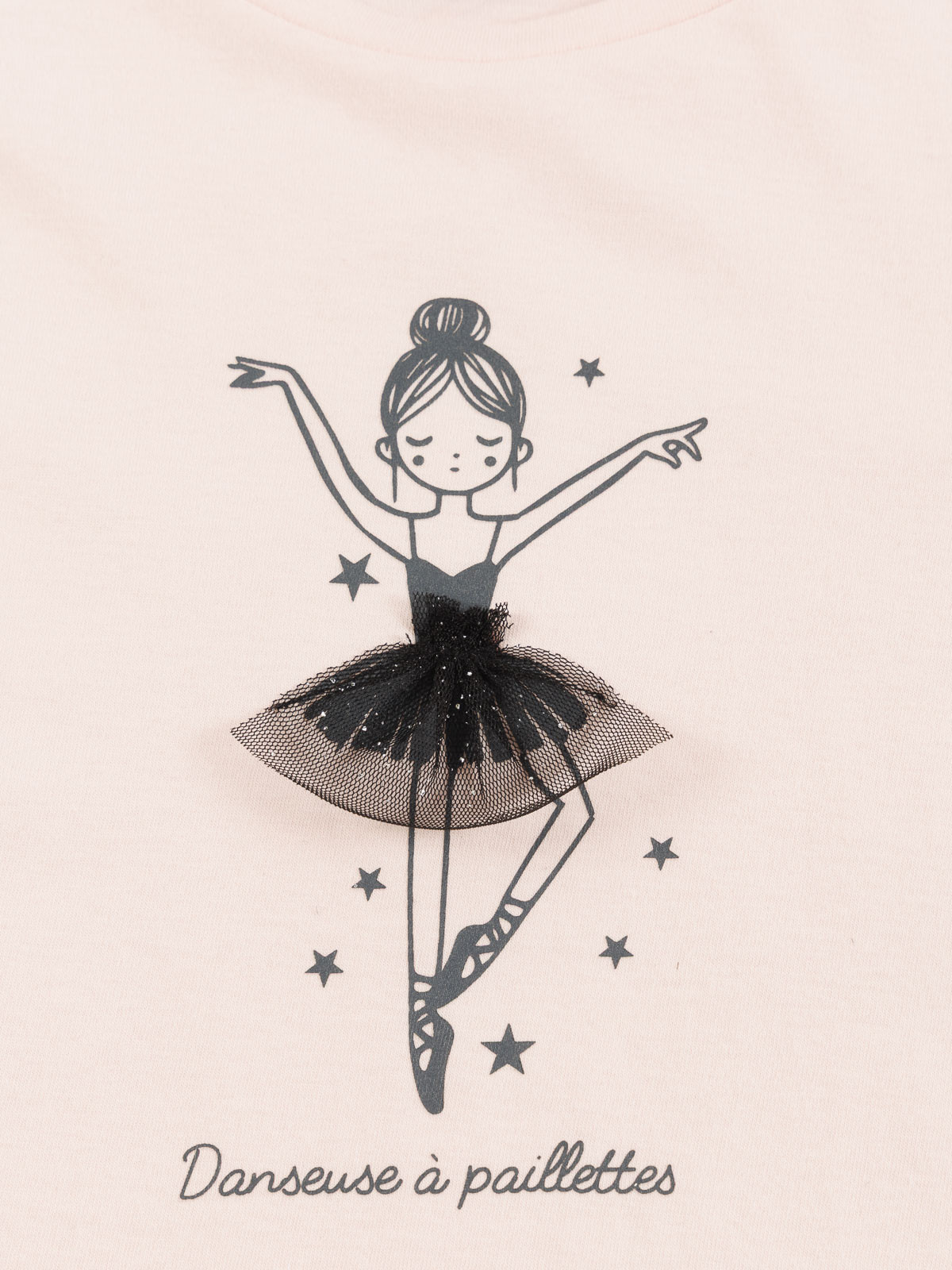 T-shirt danseuse étoile fille (3-12A) T-shirt danseuse étoile fille (3-12A)