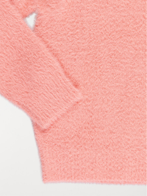 Pull doux col rond fille...