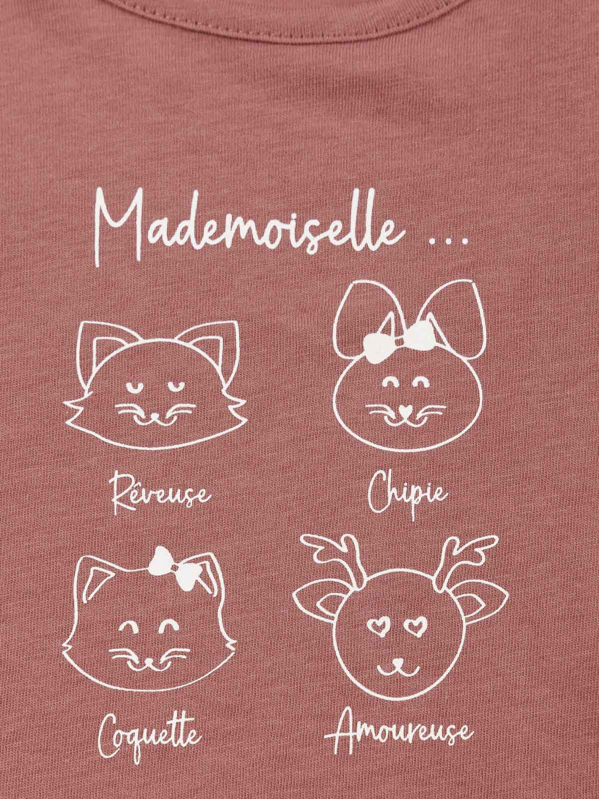 T-shirt mademoiselle fille (3-36M)