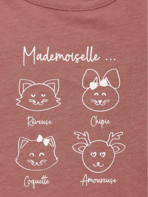 T-shirt mademoiselle fille...