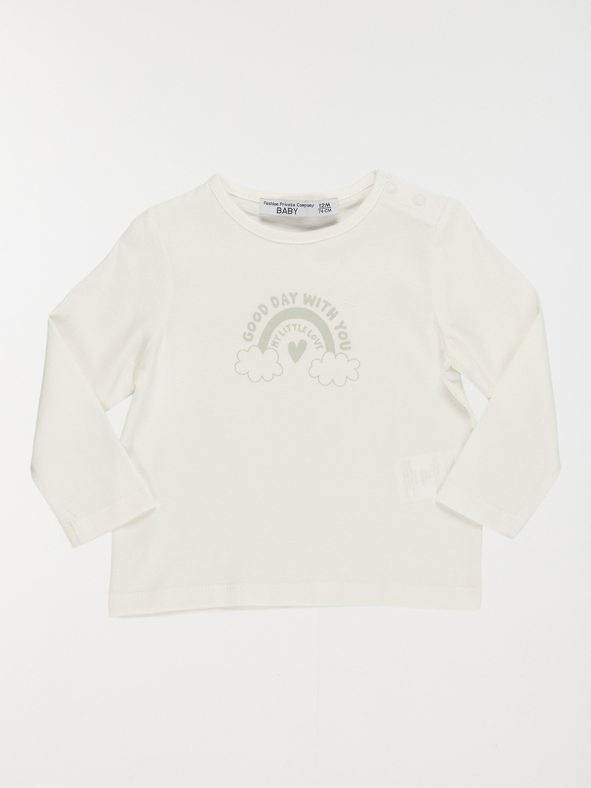 Tee-shirt arc-en-ciel fille (3-36M)