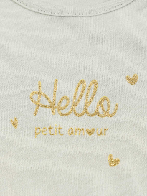 T-shirt hello petit amour...