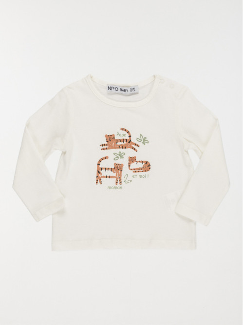 Tee-shirt tigres garçon (3-36M)