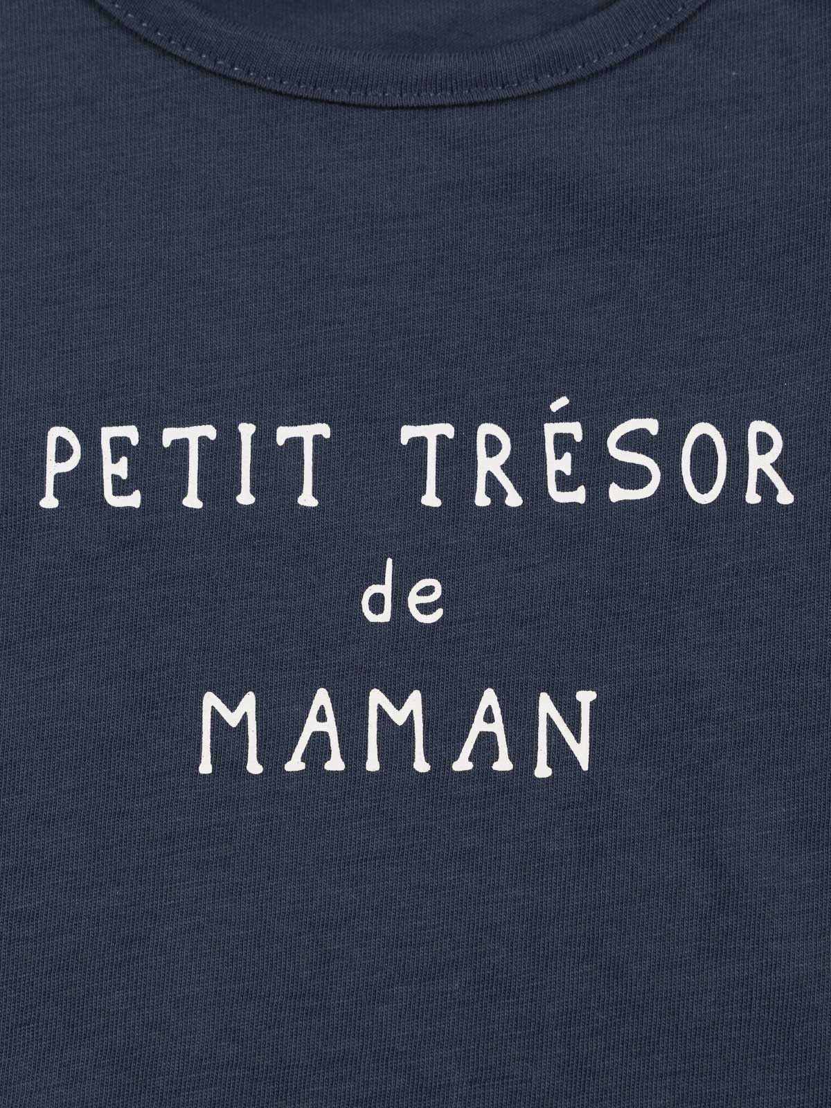 Tee-shirt message garçon marine (3-36M)