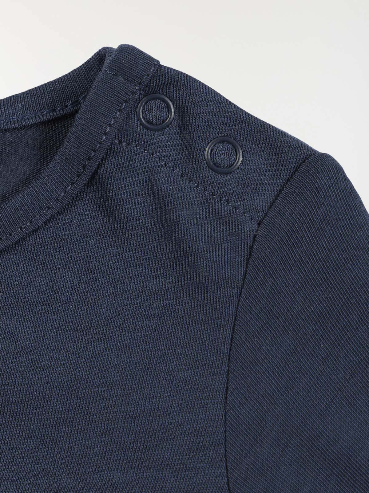 Tee-shirt message garçon marine (3-36M)