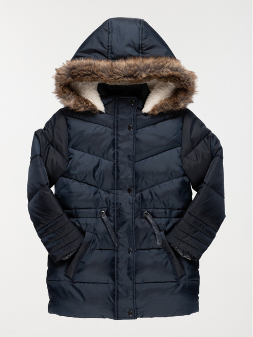 Doudoune marine kid fille (3-12A)
