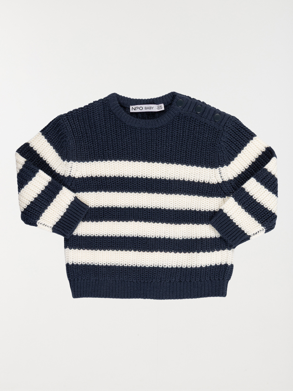 Pull marine rayé garçon (3-36M)