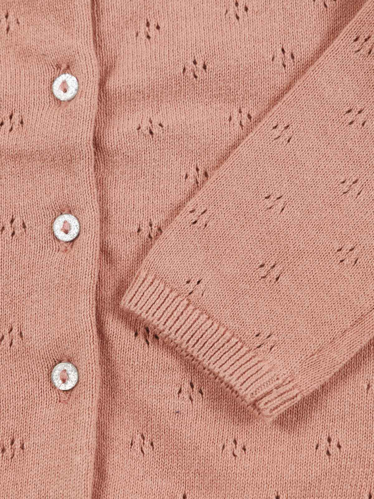 Gilet ajouré fille (3-36M)