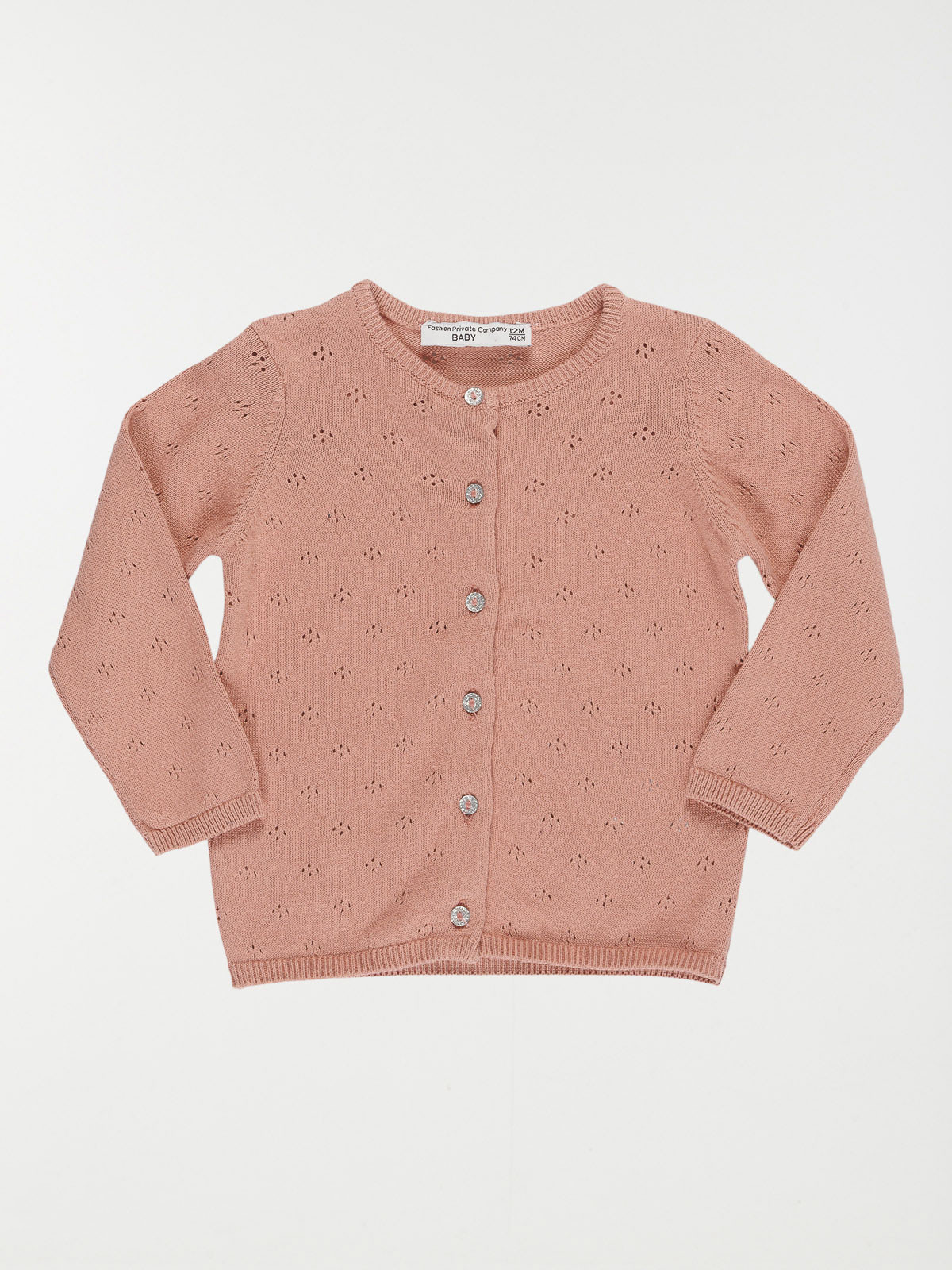 Gilet ajouré fille (3-36M)