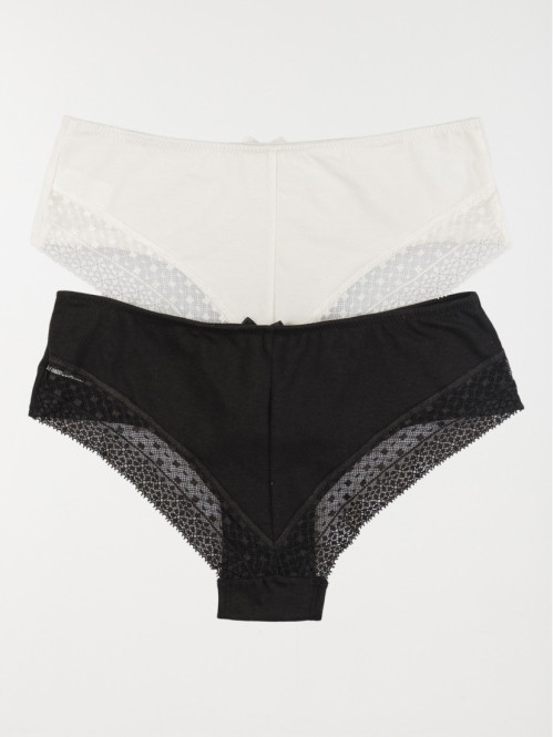 Shorties femme lot de 2 (S-XL)