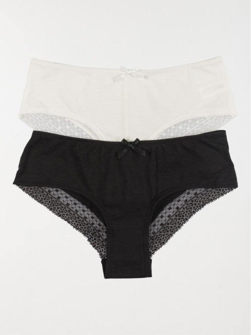 Shorties femme lot de 2 (S-XL)