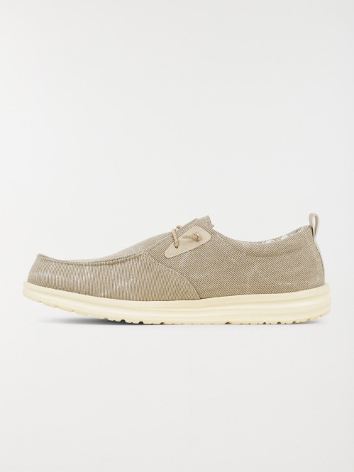 Chaussure bateau toile homme (40-45)