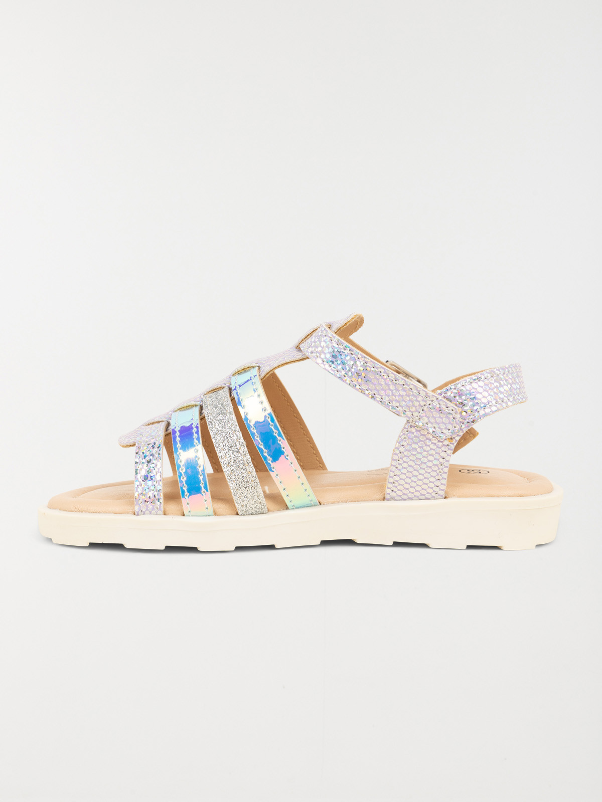 Sandales lilas pailleté fille (24-30)