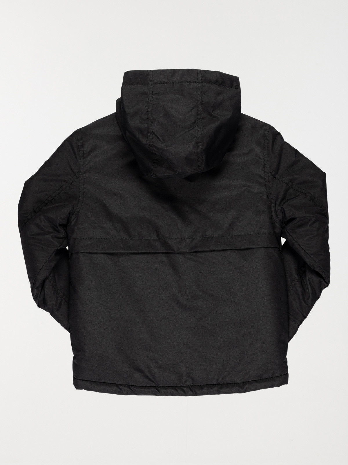 Parka à capuche noir garçon (3-8A)