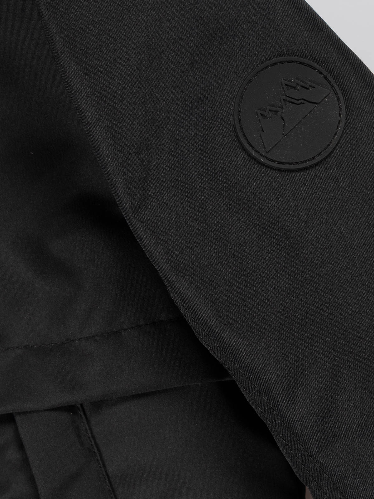 Parka à capuche noir garçon (3-8A)