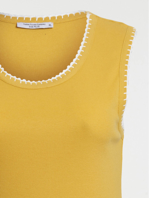 Débardeur moutarde grande...