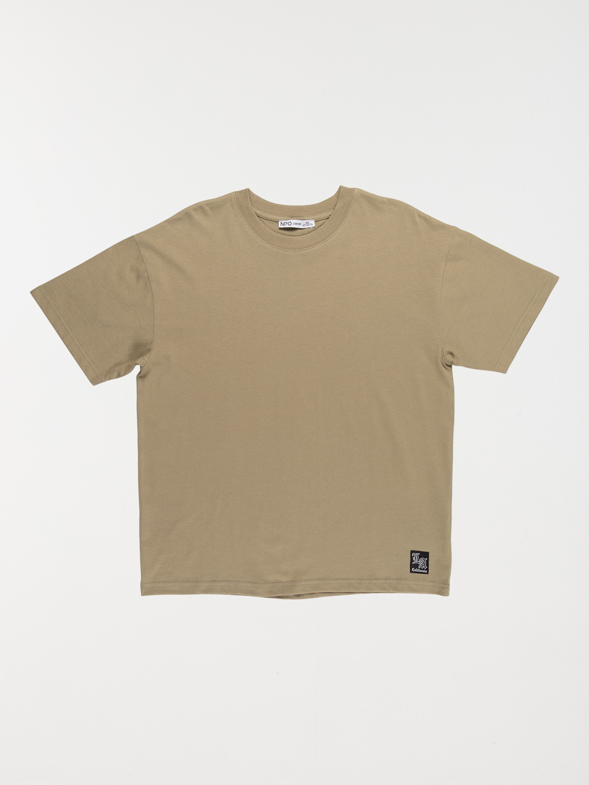 T-shirt basique sauge garçon (XXS-M)