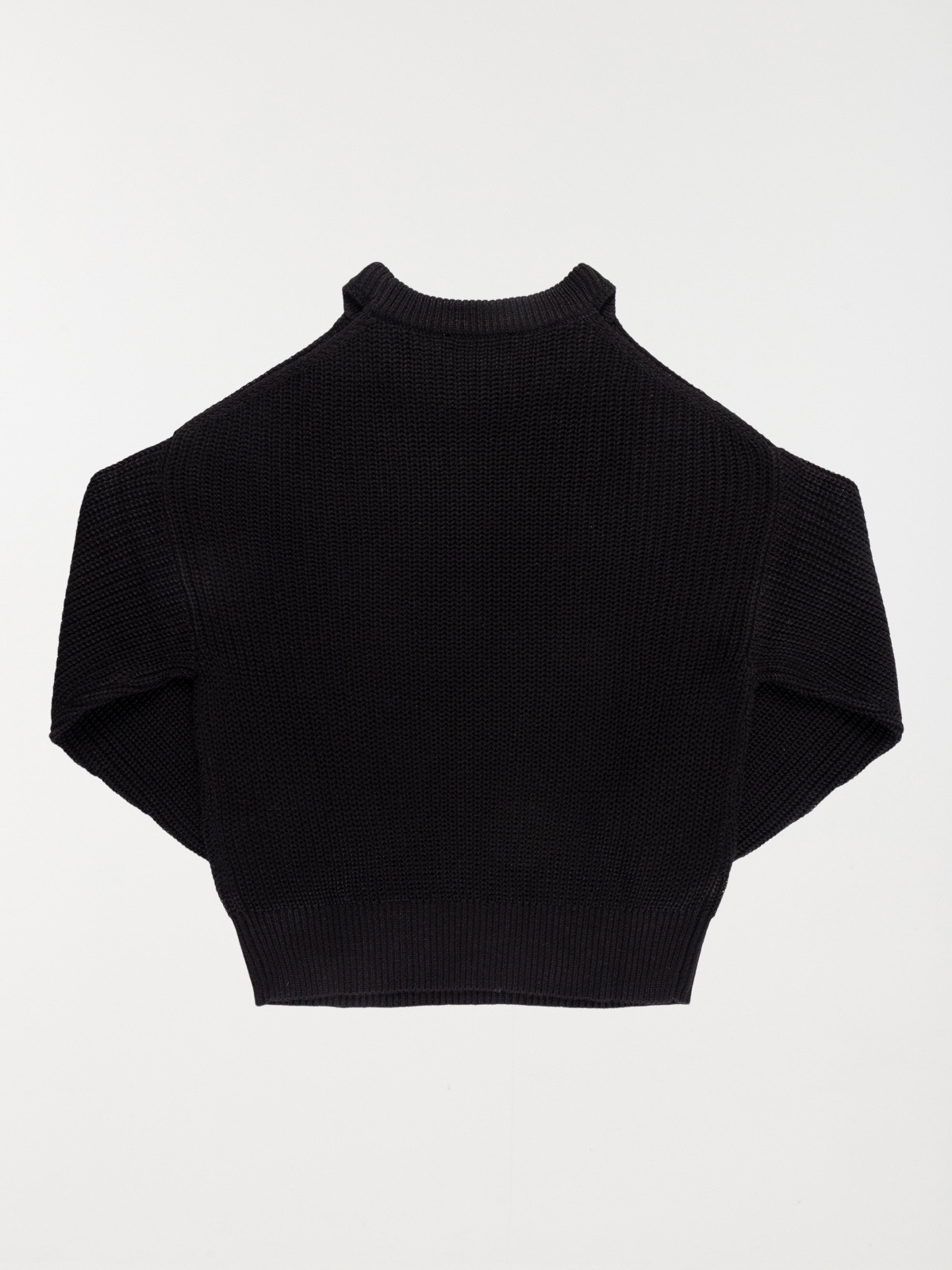 Pull épaules dénudées noir fille (XXS-M)