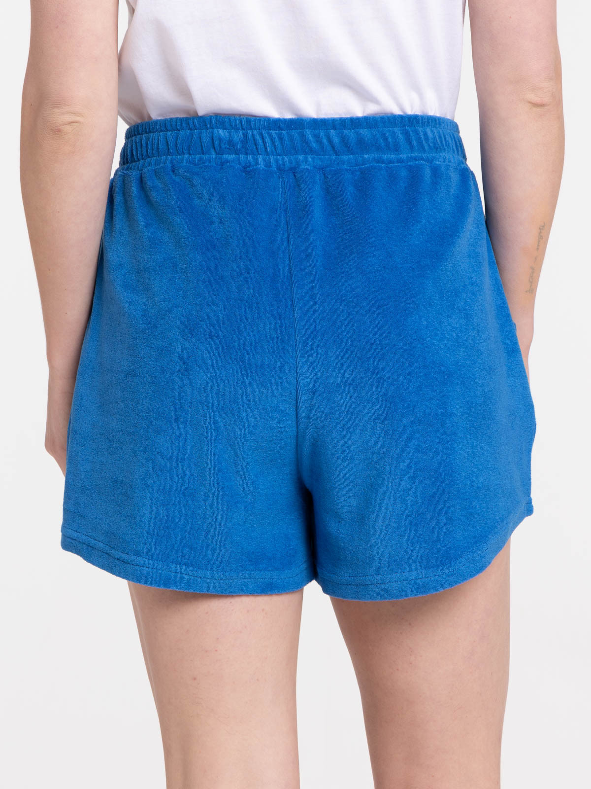 Short éponge cobalt femme Short éponge cobalt femme
