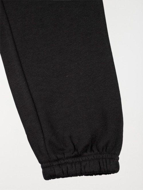 Pantalon de jogging basique noir (3-12A) Pantalon de jogging basique noir (3-12A)
