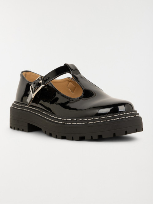 Mocassins noirs vernis femme (36-41)