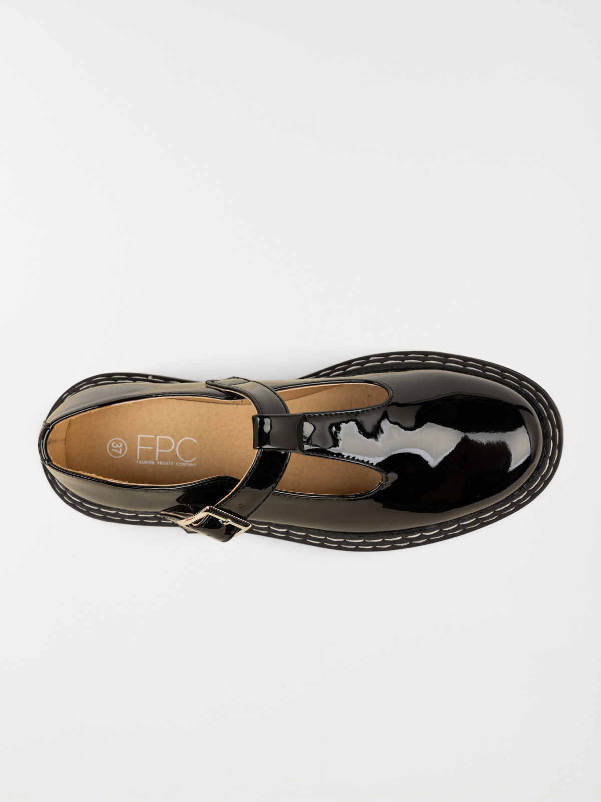 Mocassins noirs vernis femme (36-41)