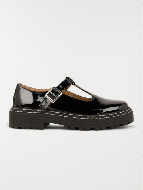 Mocassins noirs vernis...