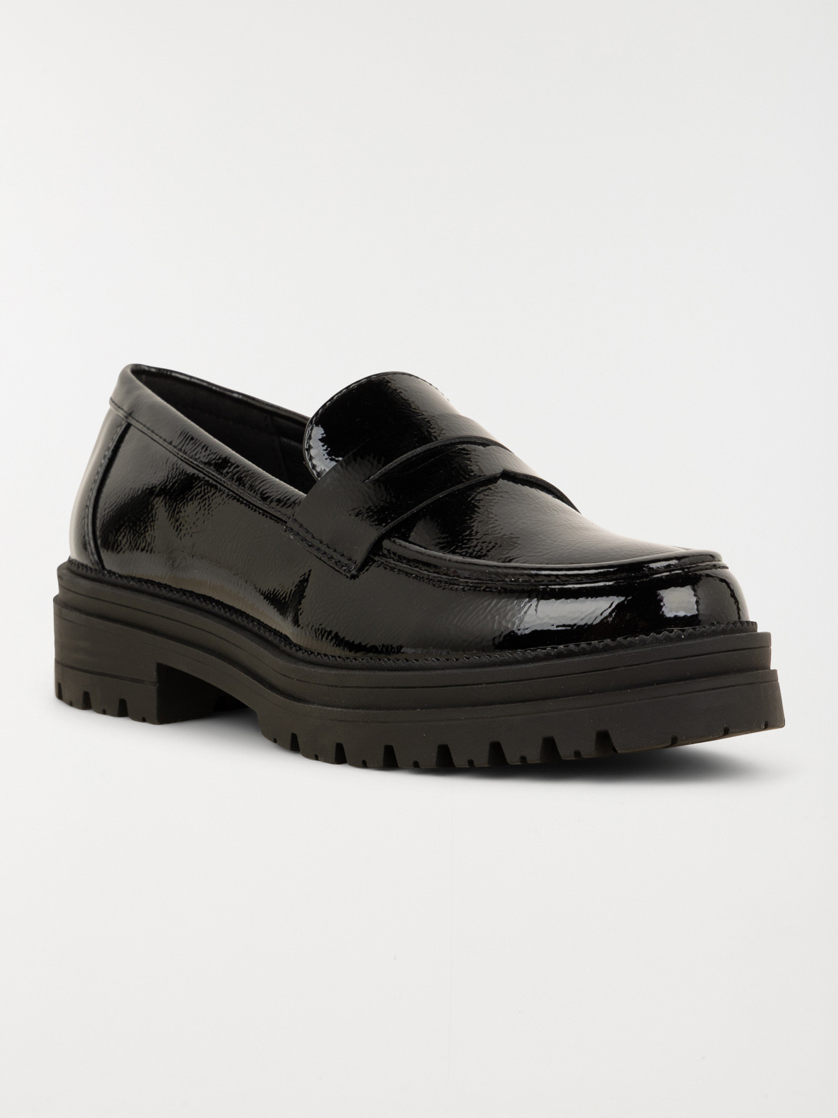 Mocassins vernis noirs femme (36-41)