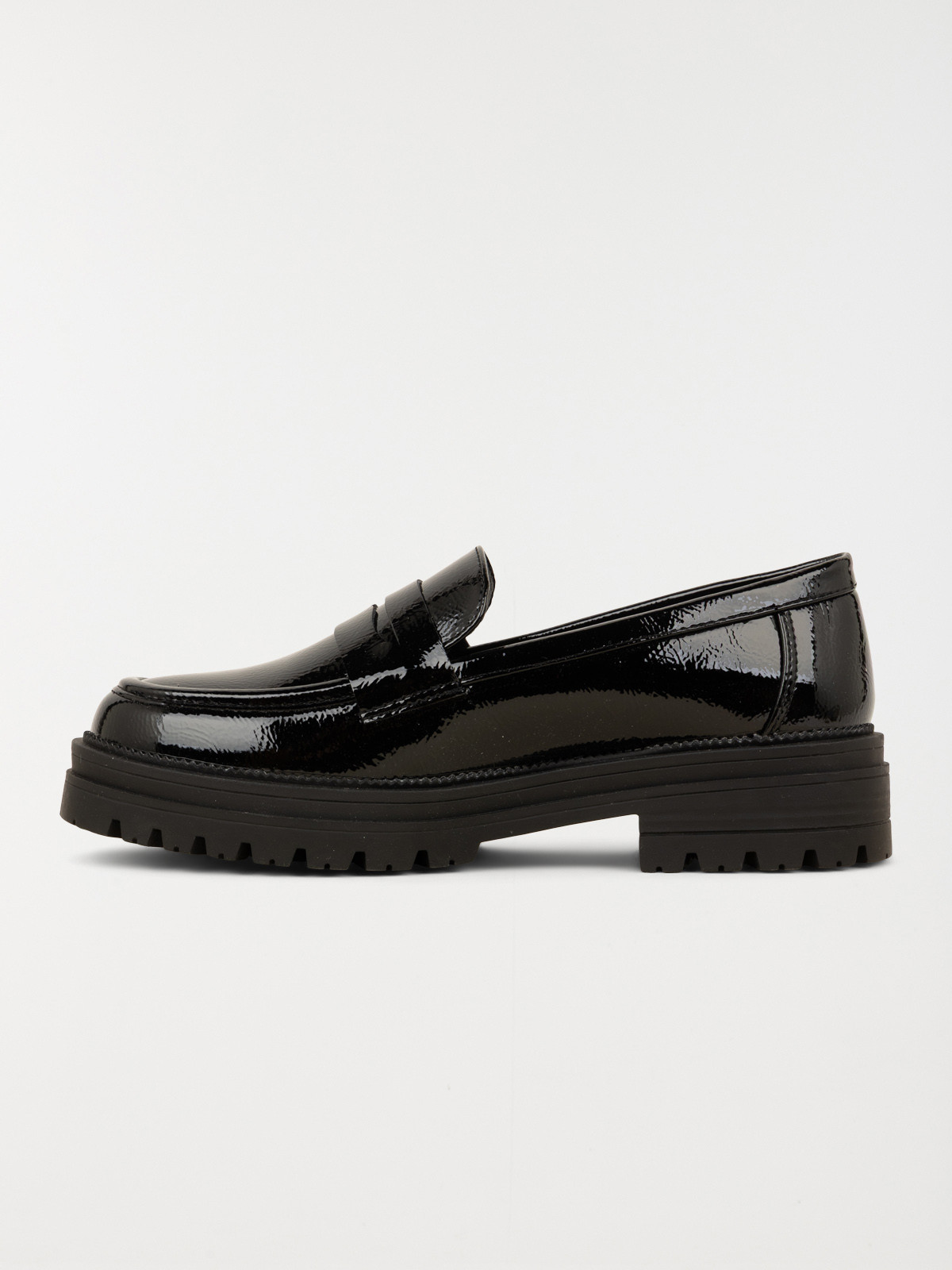 Mocassins vernis noirs femme (36-41)
