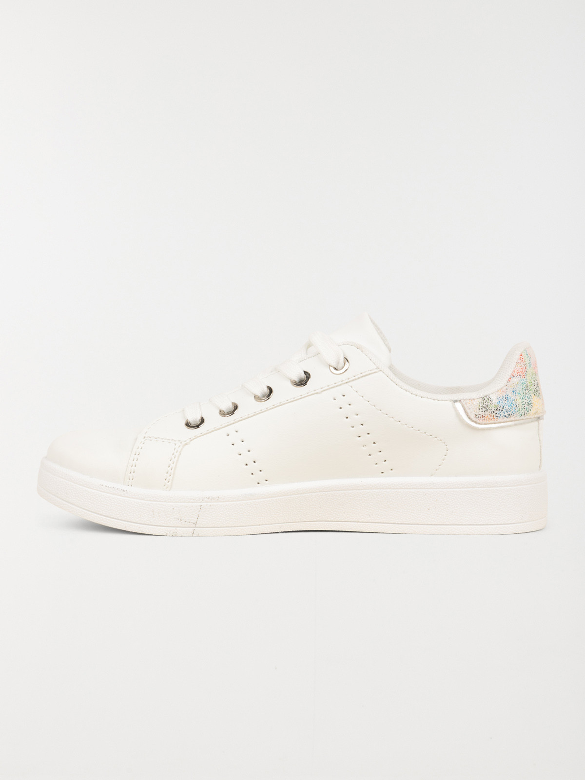 Baskets blanches basses femme (37-42)