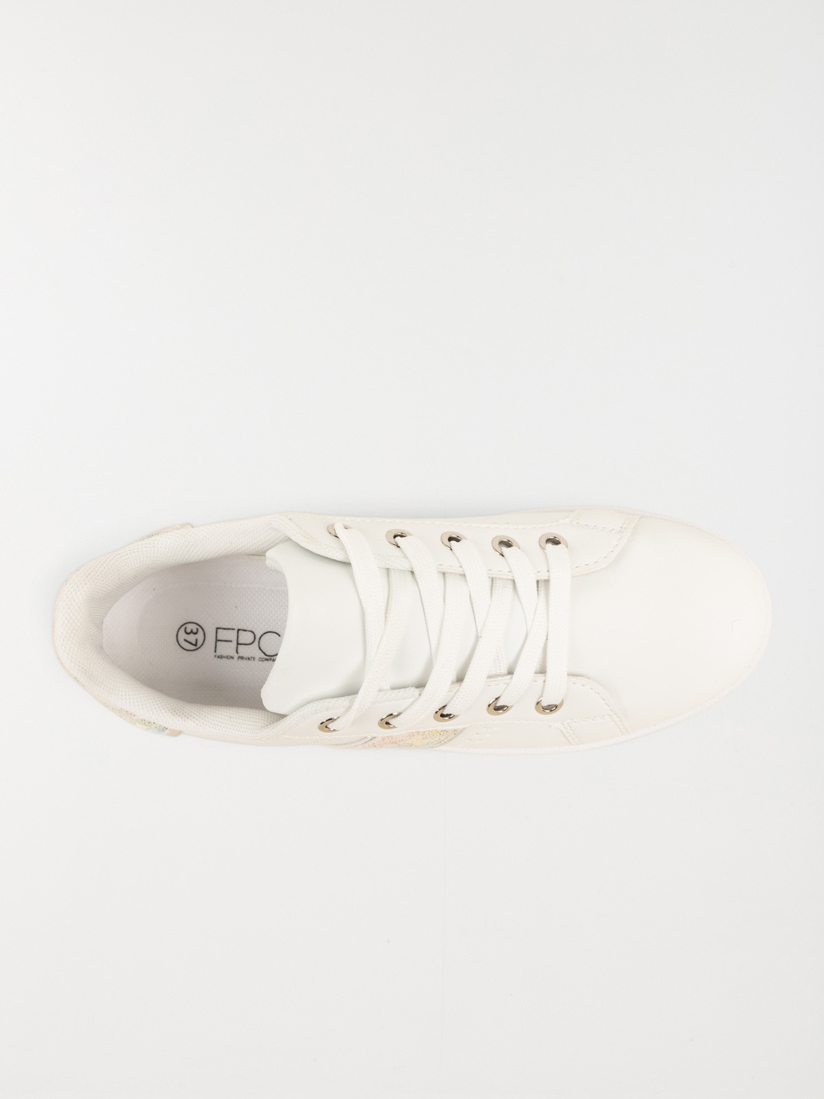 Baskets blanches basses femme (37-42)