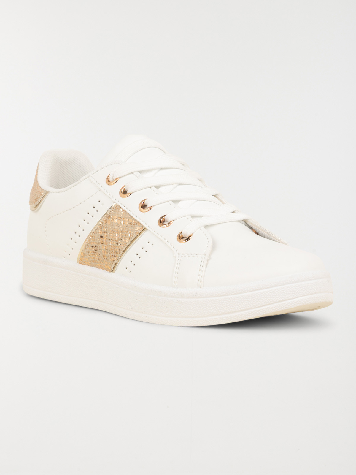 Baskets basses gold femme (37-42)