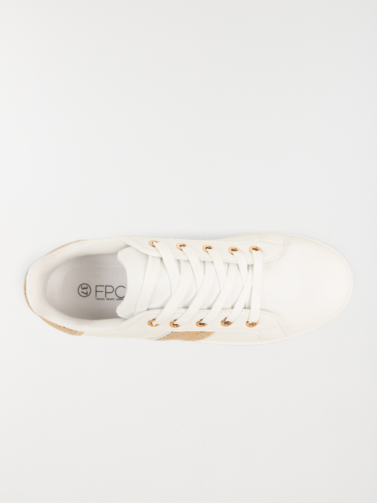 Baskets basses gold femme (37-42)